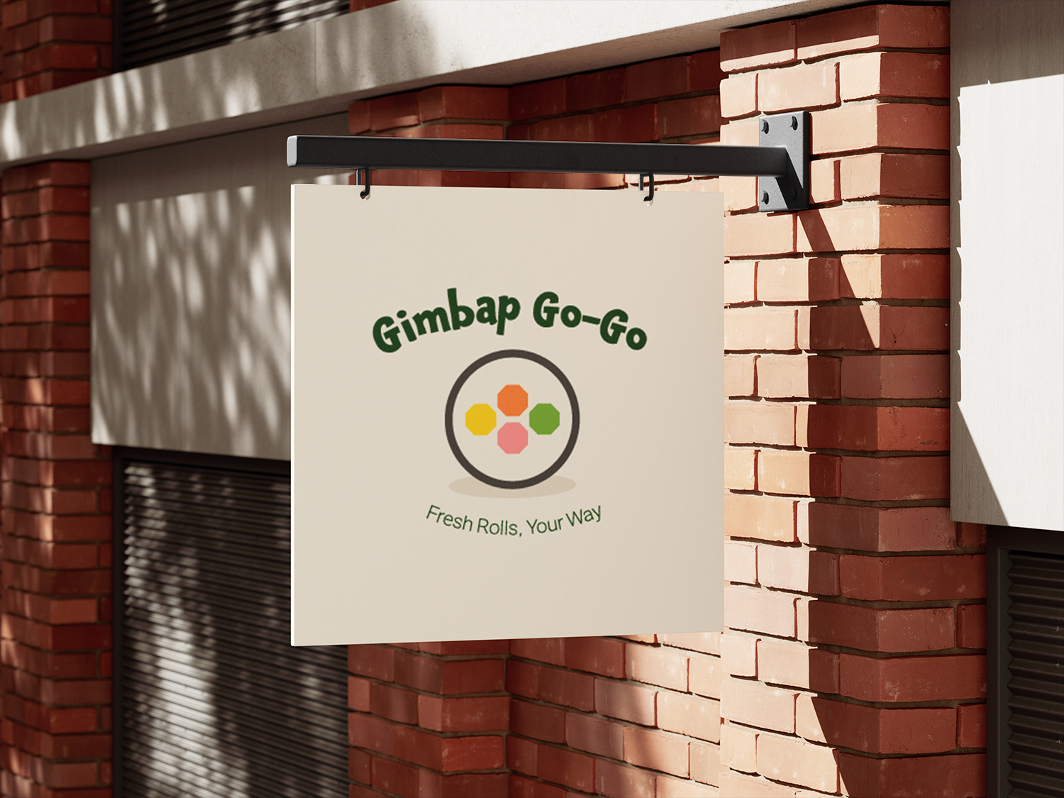 gimbap gogo sign