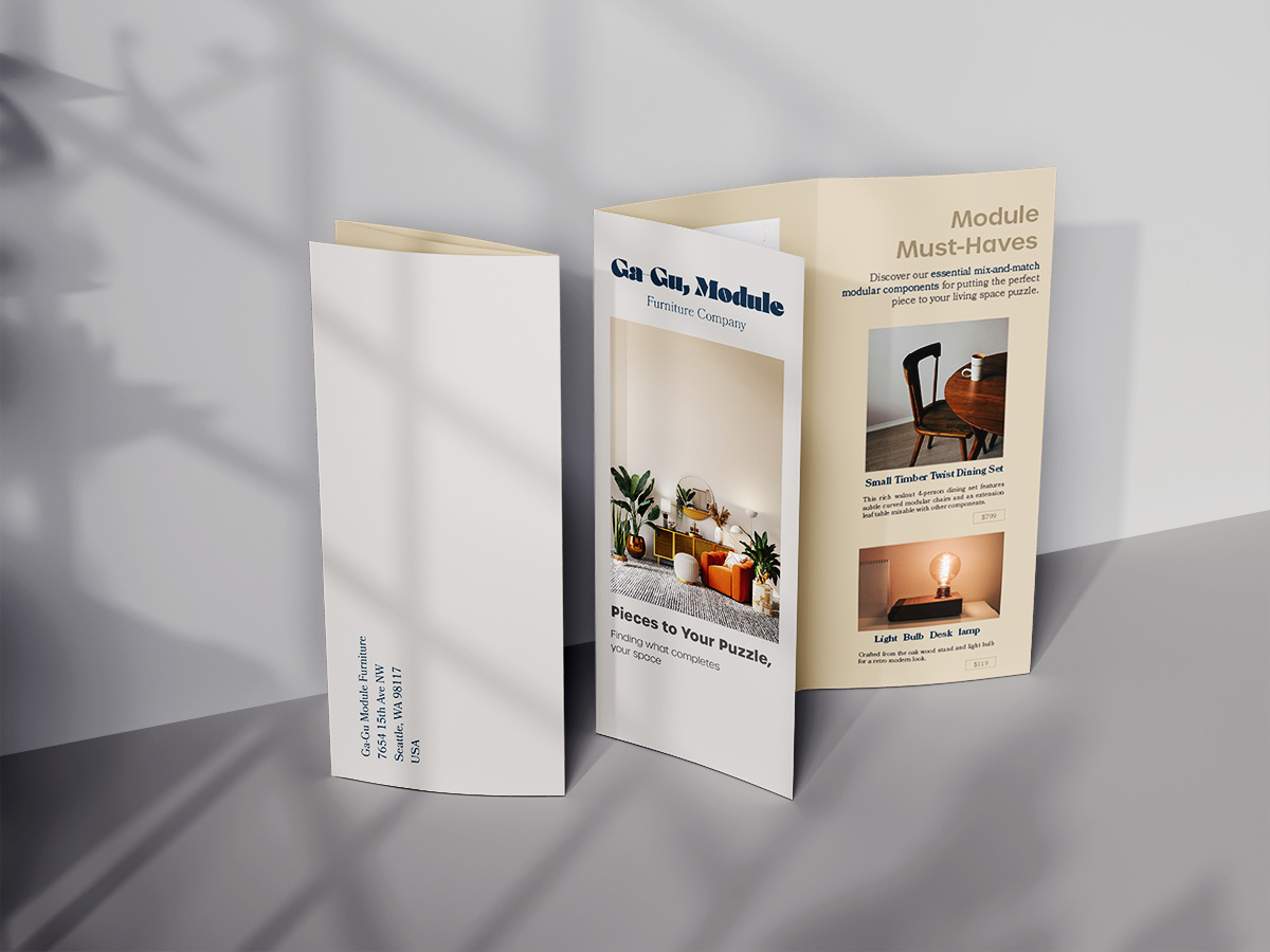 Trifold brochure