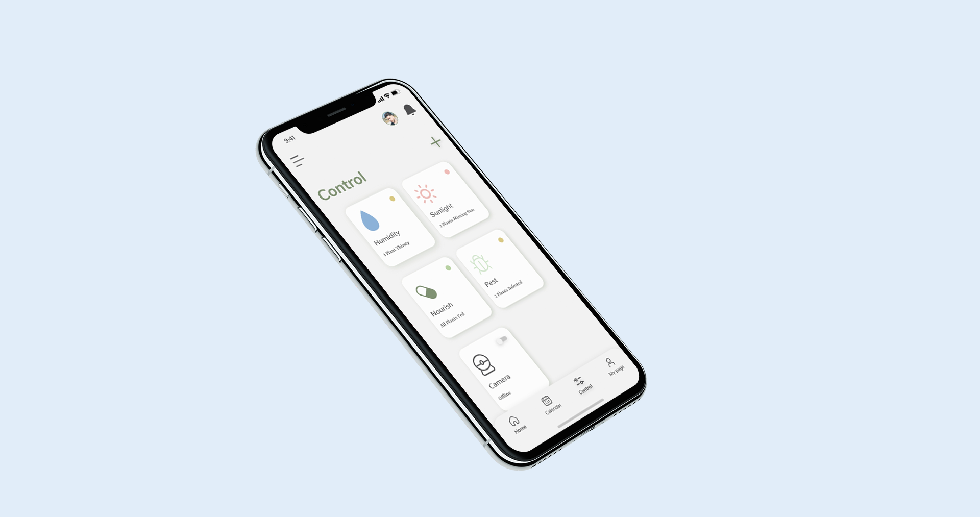 control screen